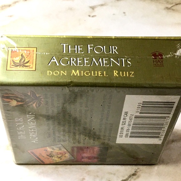 THE FOUR AGREEMENTS 48-CARD DECK BRAND NEW & SEALED! Don Miguel Ruiz Bestseller - Picture 4 of 7